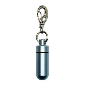 ペット供養 遺骨カプセル 小 キーホルダー ライトブルー H3.2cm 10入 060369
