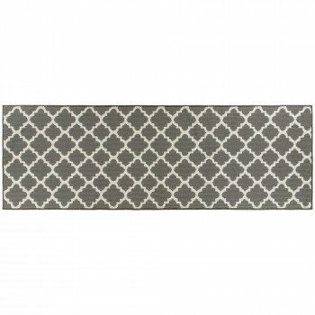 Kitchen Mats - カキウチ モロッカン ワイドキッチンマット180cm グレー 60×180cm