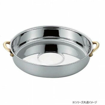 MARUTAMA 玉虎堂 両手ステンレススキヤキ鍋 17cm　473