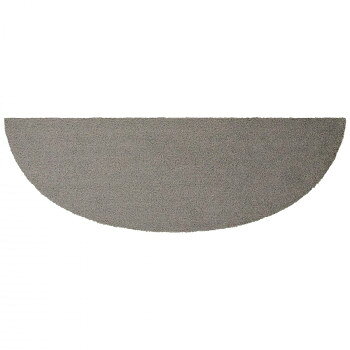 カキウチ SELECT JUST FIT トイレカーペット敷き足しラウンド グレー 20×60cm