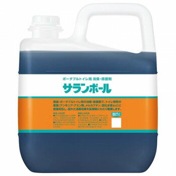 除菌剤配合で悪臭抑制効果が持続する消臭除菌剤トイレ特有の悪臭(アンモニア・アミン類、メルカプタン、硫化水素など)に直接反応し、優れた消臭効果を発揮します。汚物中に存在する雑菌の育成を抑制します。1回分(約20ml)の投入で、長時間にわたり効果を発揮します。着香料と界面活性剤が含まれており、マスキング効果が期待できます。またトイレの清浄化にも役立ちます。※ご使用にはカップ&ノズルが必要です。※塩素系タイプの製品と一緒に使う(まぜる)と有害な塩素ガスが出て危険です。サイズH284×W230×D120mm個装サイズ：12×23×28cm重量個装重量：5180g仕様内容量:5kg成分:リンゴ酸(3%)、界面活性剤(1.75%、ポリオキシアルキレンアルキルエーテル)、消臭剤、泡調整剤希釈倍率:50倍(目安の希釈倍率となります。汚れの度合い、使用用途に応じて希釈してください。)生産国日本fk094igrjs