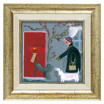 ジェニファーヴェルニー=フランクスの絵絵と額がセットになった商品です。サイズH23.5×W23.5×D1.8cm個装サイズ：24.0×24.0×3.0cm重量(約)400g個装重量：500g素材・材質樹脂フレーム仕様絵の表面:特殊ゲル加工セット内容絵×1額×1生産国日本fk094igrjs