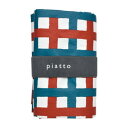 piatto レジャーシート ミックスチェック RED A561RD(4)