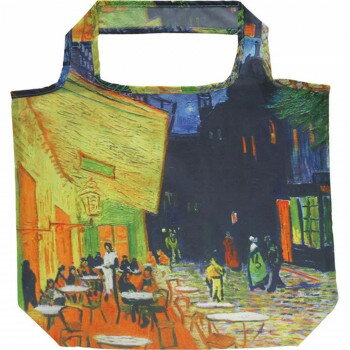 名画エコバッグ ゴッホ「夜のカフェテラス」 AE-00826