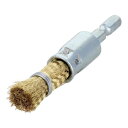 H&H 六角軸真鍮筒型ブラシ BEB-15 337079(3)
