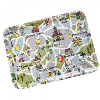 Trays - RiCONIC Design 布張り加工トレイ 39cm グリーン DY0022