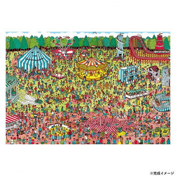 ウォーリーをさがせジグソーパズル Where'swally?休日の遊園地 1000マイクロピース M81-726