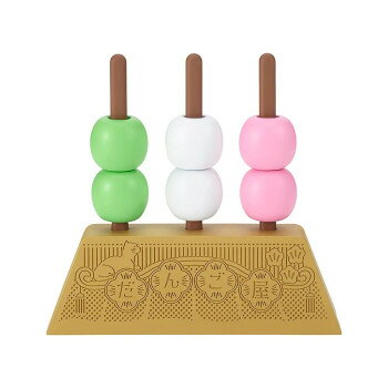 かわいいだんごのパズル3色のだんごを1つずつ動かして決められた並びに移しかえるパズル!ストンと落ちる感覚がくせになる、インテリアにもおすすめなかわいいだんごのパズルです。問題は52問で、全問題に手順ごとの解答も掲載。サイズ個装サイズ：24×36×6cm重量個装重量：274gセット内容だんご6個、台座1個、問題集&解答集1冊生産国中国fk094igrjs