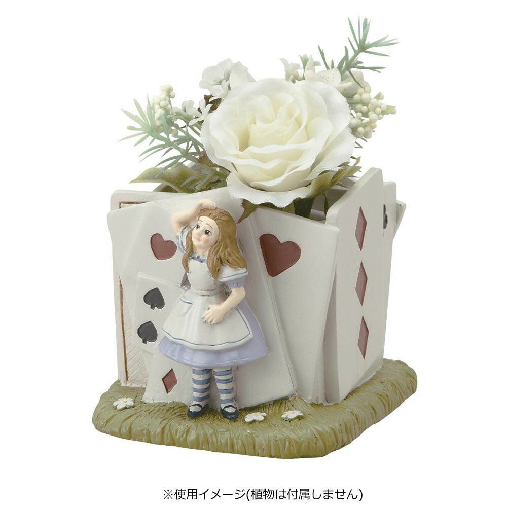 置くだけでアリスの幻想的な世界を演出するミニポット♪玄関やデスク、リビングなど、置く場所を選ばないミニサイズのかわいいガーデンポットです♪サイズ(約)外寸:W8.5×L10×H8.2cm、内寸:W5×L5×H6cm個装サイズ：11.0×9.5×10.0cm重量個装重量：360g素材・材質レジン生産国ベトナム置くだけでアリスの幻想的な世界を演出するミニポット♪玄関やデスク、リビングなど、置く場所を選ばないミニサイズのかわいいガーデンポットです♪fk094igrjs