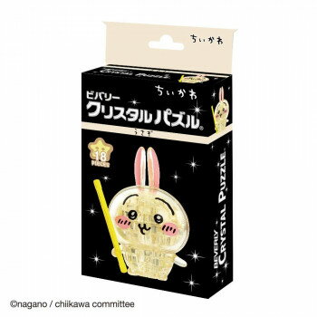 完成後はインテリアとしてこのパズルは透明のピースを組み上げる立体ジグソーパズルです。完成すると、クリスタルのように美しく輝くインテリアとして楽しめます。棒を持ったうさぎが出来上がります。サイズ個装サイズ：10×15×5cm重量個装重量：85g仕様18ピース対象年齢:7歳以上生産国中国fk094igrjs