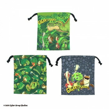 Drawstring Bags - 巾着S3枚セット ギガントサウルス 129762