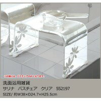 SENKO(センコー) 洗面浴用雑貨 サリナ バスチェア クリア 552197