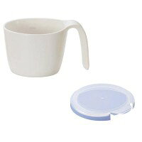 シンカ(信濃化学工業)　ユニバーサルデザイン食器　カップ「うの花」×3個(PP-390蓋...