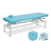 TB-171　手動昇降台シリーズ　有孔フタ付手動ハイロー　幅70×長さ190×高さ45〜83cm