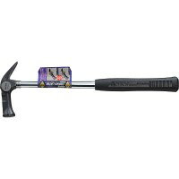 王将　仮枠ハンマー　マグネット付仮枠ハンマー(スチールパイプ柄)　止付小　405mm