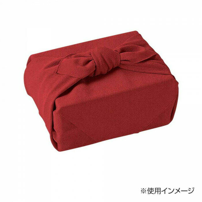 色がきれいなちりめん　無地　二巾　りんご色(赤) 26-030101