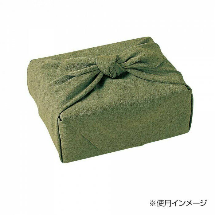 色がきれいなちりめん　無地　二巾　かぶの葉色(緑) 26-030103