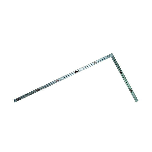 10033　シンワ　曲尺平ぴたシルバー50cm/1尺6寸　併用目盛