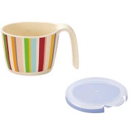シンカ(信濃化学工業)　ユニバーサルデザイン食器　カップ「ストライプ」×2個(PP-3...