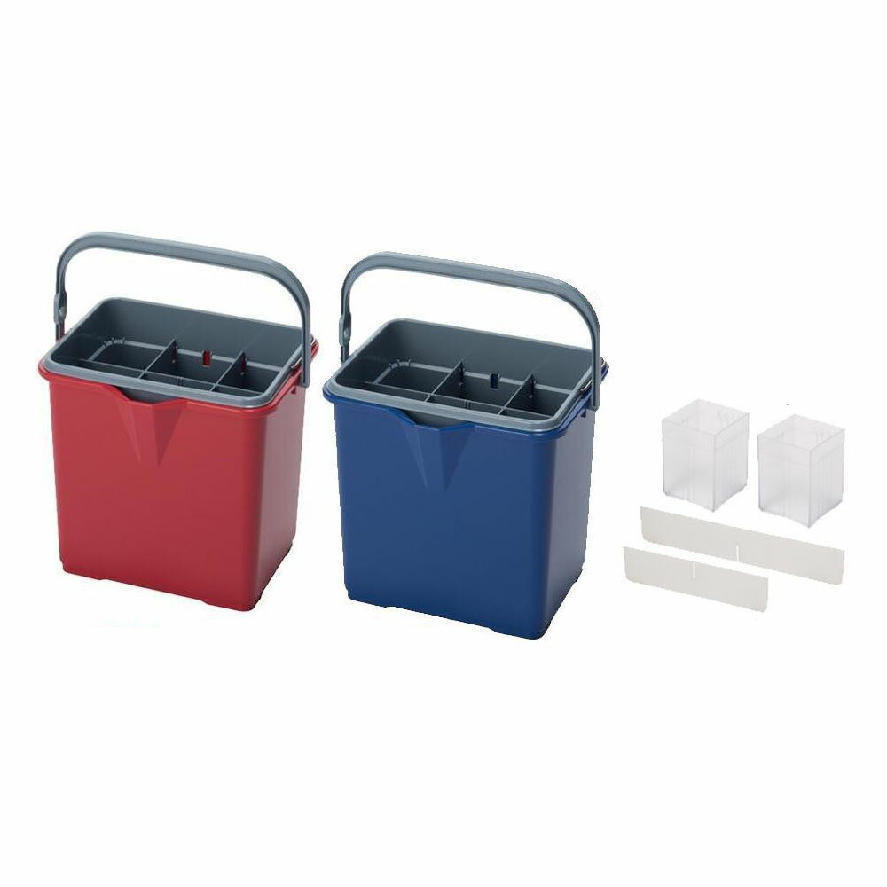 テラモト　仕切付きバケツII　アウターバケツ用仕切板セット　　ブルー・CE-447-102-3