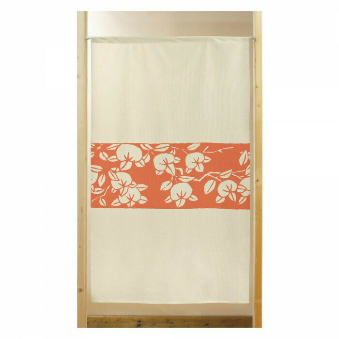 市松柄レースのれん たちばな 桃 850×1500 41875