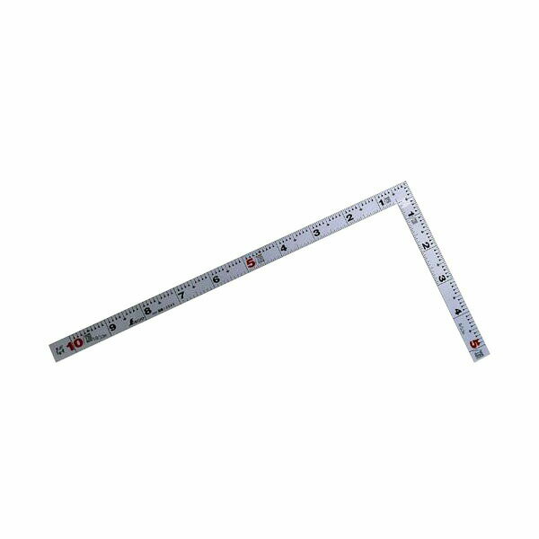 10048 シンワ 曲尺平ぴた シルバー 1尺/30cm 併用目盛