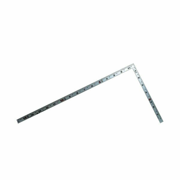 10590 シンワ 曲尺平ぴた シルバー 1尺5寸 裏面角目