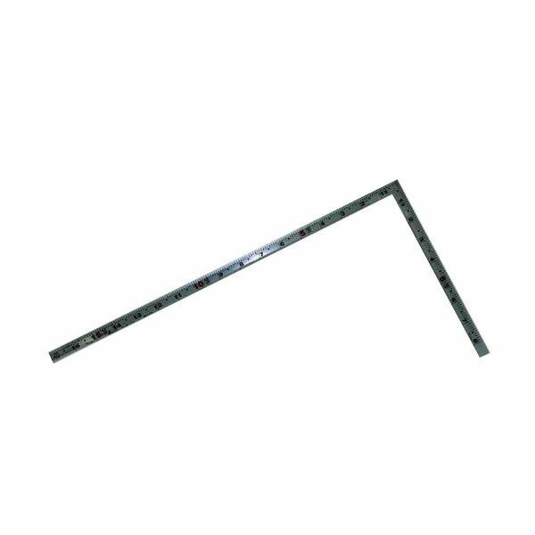 10596 シンワ 曲尺角厚 シルバー 1尺6寸 裏面角目 鶴亀