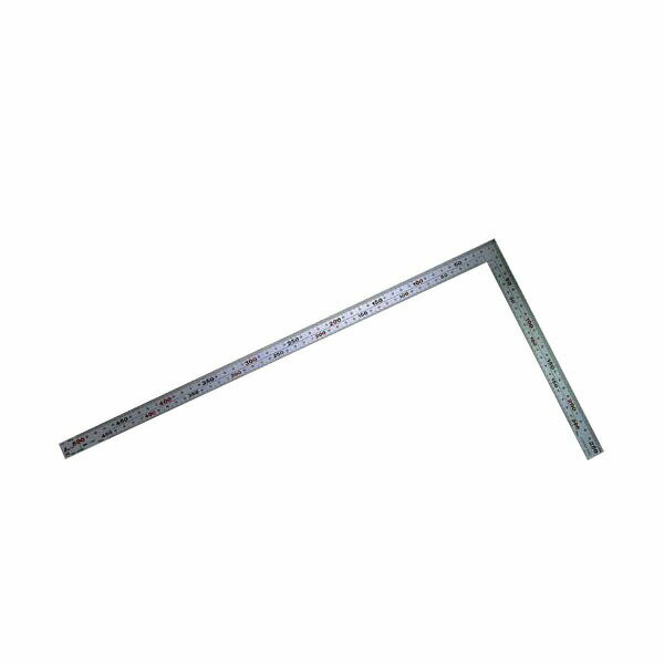 11481 シンワ 曲尺厚手広巾 シルバー 50cm 表裏同目 8段目盛 JIS