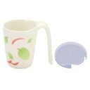 シンカ(信濃化学工業) ユニバーサルデザイン食器 マグカップ大「葉っぱ」×2個(PP-389蓋付) 971