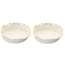 シンカ(信濃化学工業) ユニバーサルデザイン食器 16cm 深皿「水玉」×2枚 954-MI