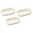 シンカ(信濃化学工業) ユニバーサルデザイン食器 角深皿 中×3枚 781-MI