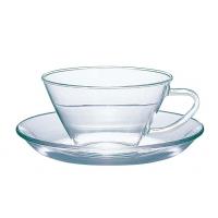 CSW-1T　ハリオ　耐熱カップ＆ソーサー・ワイド