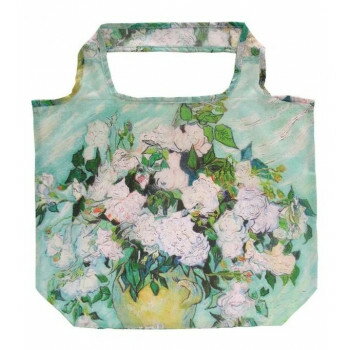 Tote Bag Type - 名画エコバッグ ゴッホ「ホワイトローズ」 AE-00824