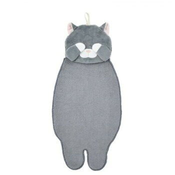 Mini Towels - りぶはあと　くびねっこ　ポケットタオル　クロネコ　27043-73