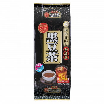 黒豆茶ティーバッグ国内産100%の丹波黒黒豆茶です。じっくり蒸し上げ、さらにダブルスチームの効熱焙煎法で香ばしくコクのある味に仕上げました。カフェインゼロなので、お子様からお年寄りまで安心してお飲みいただけます。※時間指定不可。※お届け先の地域や、運送状況によっては、ご希望のお日にちに配達ができない場合もございますので、ご了承下さい。サイズ120×280×60mm個装サイズ：51×19×21cm重量個装重量：2280g仕様賞味期間：製造日より730日生産国日本fk094igrjs