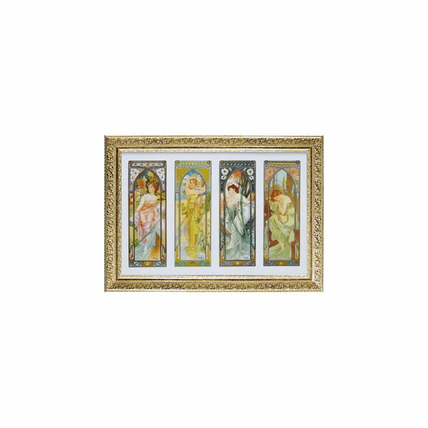 Rakuten - ART FRAMES アルフォンス ミュシャ 時の流れ　AM-18001