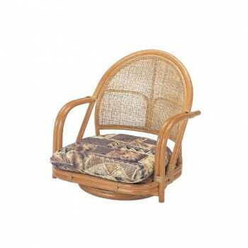 Legless Chairs - 今枝商店　Romantic Rattan　籐回転座椅子　ロータイプ　S3801