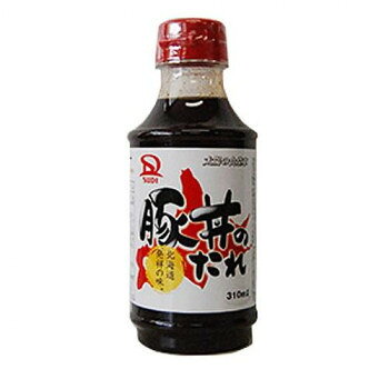 豚丼のたれ豚丼は北海道帯広の発祥で、その味は豚丼独特のタレが豚肉を香ばしく焼き上げ、食欲をそそられるものです。本品は、本場である帯広へ足を運び研究し、独自の豚丼を再現すべく作られた逸品です。北海道帯広発祥の豚丼を食卓へ。醤油ベースの甘みの強いたれはお肉にしっかりからみ食欲をそそります。※アレルゲン情報は、食品衛生法および食品表示法に定められた表示義務のある8品目、表示が推奨されている20品目の合計28品目を対象としています。※使用する原材料の変更などにより、当ページに掲載されているアレルゲン情報と製品パッケージに記載されている内容が異なる場合もございます。※ご購入、お召し上がりの際には、お手元の製品パッケージの表示でアレルゲン情報をご確認ください。内容量310mlサイズ個装サイズ：32.5×26.8×17.5cm重量個装重量：9400g仕様賞味期間：製造日より360日セット内容20本生産国日本栄養成分栄養成分表示(100mlあたり)エネルギー:281kcalたんぱく質:7.2g脂質:0g炭水化物:63.0g食塩相当量:7.9g原材料名称：たれ醤油(国内製造)、砂糖、醗酵調味料、食塩、りんご、ブドウ糖、マンゴー、澱粉、水飴、にぼし、オニオンエキス、椎茸エキス、生姜、ホタテエキス、にんにく、オイスターエキス、酢、香辛料/ソルビット、調味料(アミノ酸等)、酒精、増粘剤(キサンタンガム)、酸味料、(一部に小麦・大豆・りんごを含む)アレルギー表示小麦、大豆、りんご（原材料の一部に含んでいます）保存方法直射日光・高温多湿を避けて常温で保存してください。製造（販売）者情報【製造者】サンダイナー食品株式会社福岡県飯塚市平恒1-14fk094igrjs