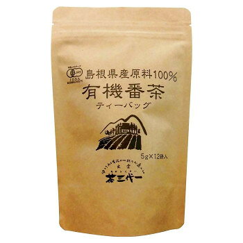 香ばしく焙煎。宍道湖と中海を望む松江市大庭町空山で有機栽培されたお茶を、こんがりと香ばしくほうじました。サイズ個装サイズ：30×32×16cm重量個装重量：1268g仕様賞味期間：製造日より360日セット内容(5g×12個入)×10セット生産国日本原材料名称：有機番茶ティーバッグ有機緑茶(島根県産)保存方法高温・多湿を避け移り香にご注意ください。製造（販売）者情報【加工者】株式会社　茶三代一島根県出雲市長浜町729-6fk094igrjs