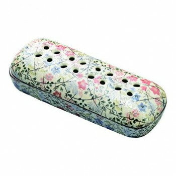 Incense Stick Stands - 有田焼 花影 寝かせる線香皿 小　飛花