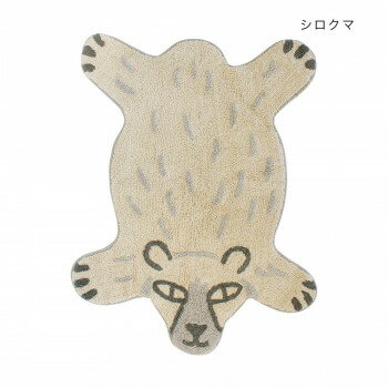 おすすめはく製のようだけどなんだかおとぼけ顔な動物たち。何とも言えない表情に癒されます。Lサイズはお部屋の真ん中にドンと敷くとインパクト大!つい一緒に寝ころびたくなる癒し系マットです。サイズ約111×84cm個装サイズ：5×60×45cm重量個装重量：500g素材・材質綿80%、ポリエステル10%、レーヨン5%、その他5%生産国インドfk094igrjs