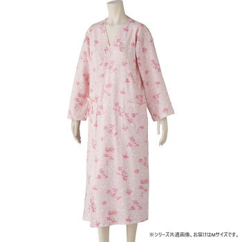 おすすめ左脇ポケット付き。内紐・外紐仕様のネグリジェタイプ。胸元はワンタッチテープ付きで、はだけにくく安心の着心地。※柄は若干変更になる場合もございます。サイズM個装サイズ：38×25×1cm重量個装重量：100g素材・材質綿100%仕様洗濯機OK生産国日本fk094igrjs