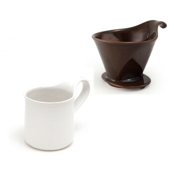 おすすめお手軽にドリップコーヒーを始められるコーヒードリッパーとカフェマグラージのセットボックスです。誰でも簡単に美味しいコーヒーを淹れられるのでプレゼントにもおすすめです。サイズドリッパー:W117×D152×H103mm、マグ:W130×D88×H108mm、トレイ:W83×D110×H50mm個装サイズ：15×13×21cm重量725g個装重量：100g素材・材質陶器(美濃焼)セット内容ドリッパーL、カフェマグラージ、ドリッパートレイ生産国日本fk094igrjs