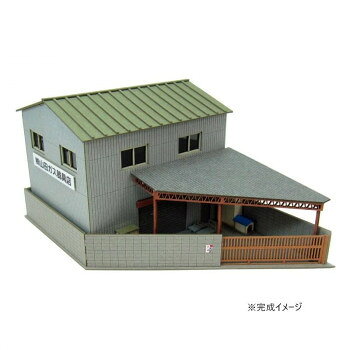おすすめ1階入り口付近に大きく設置された屋根が特徴ある町工場です。四方ブロック塀に囲まれた建物の入り口にはゲートつきです。※写真の色調はご使用のモニターの機種や設定により、実際の商品の色味と異なる場合があります。サイズW66×D102×H53mm個装サイズ：22.5×32.2×2.0cm重量個装重量：300g仕様組み立て所要時間:約3時間〜対象年齢:12歳以上セット内容レーザーシート×12、プラ板×1、組み立て説明書生産国日本fk094igrjs