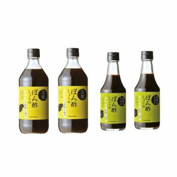 Sauce - ケンシヨー土佐ぽん酢しょうゆ 500ml 2本 ＆ 深層水ぽん酢しょうゆ300ml 2本 計4本セット