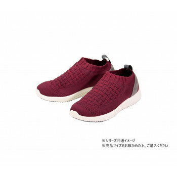 SaiSaiストレッチニットスニーカー WG140 男女兼用 S ワイン 484089 W2391