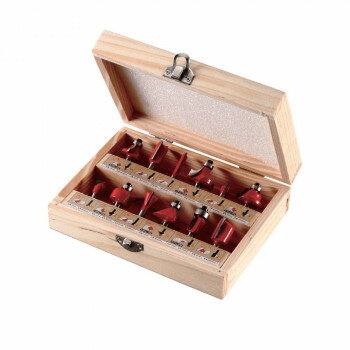 イチネン　12本組　超硬刃トリマービット　30661