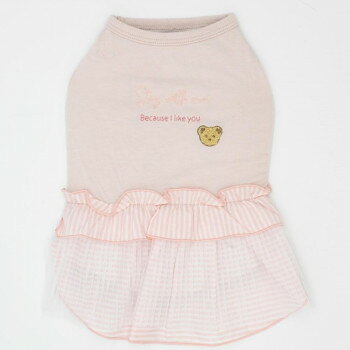 （ペット） Gemelli COOLプリーツワンピース ピンク L LGW347