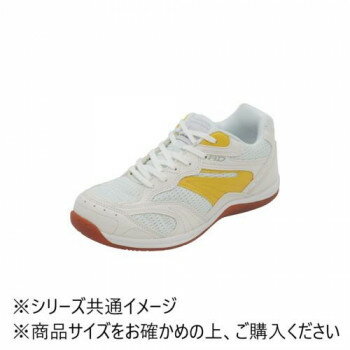 室内スポーツに最適室内スポーツに最適なソール設計。通気性の良いメッシュを採用し、足を蒸れから守ります。底材は合成ラバーとEVAの2層構造で衝撃を吸収します。サイズ21.5cm個装サイズ：19.5×29.0×11.0cm重量個装重量：550g素材・材質甲:合成皮革、メッシュ底:EVA、合成ラバー仕様ウイズ:3E男女兼用生産国中国fk094igrjs
